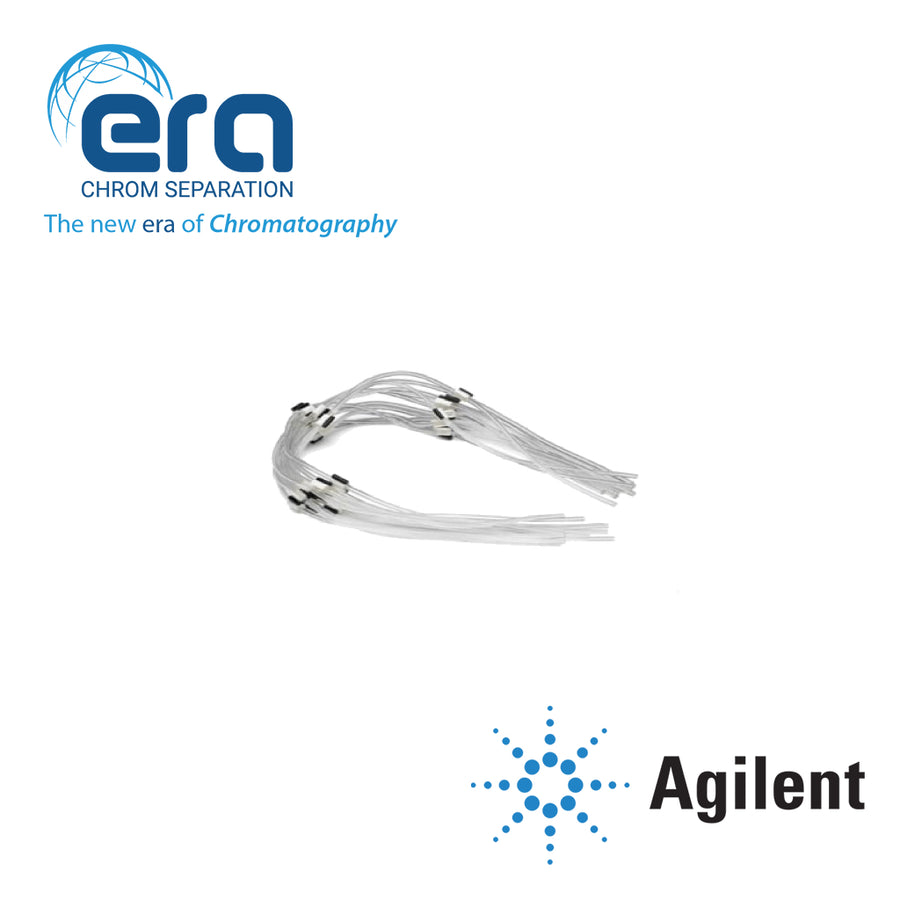 Agilent Peristaltic Pump Tubes, 2 Bridged PVC Solvaflex with Orange/Green Tabs and Flared Ends for Low Volatile Organic Samples and High TDS Aqueous Samples, 6/PK P/N: 3710068100